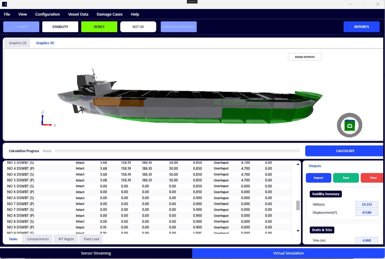 Maritime software interface